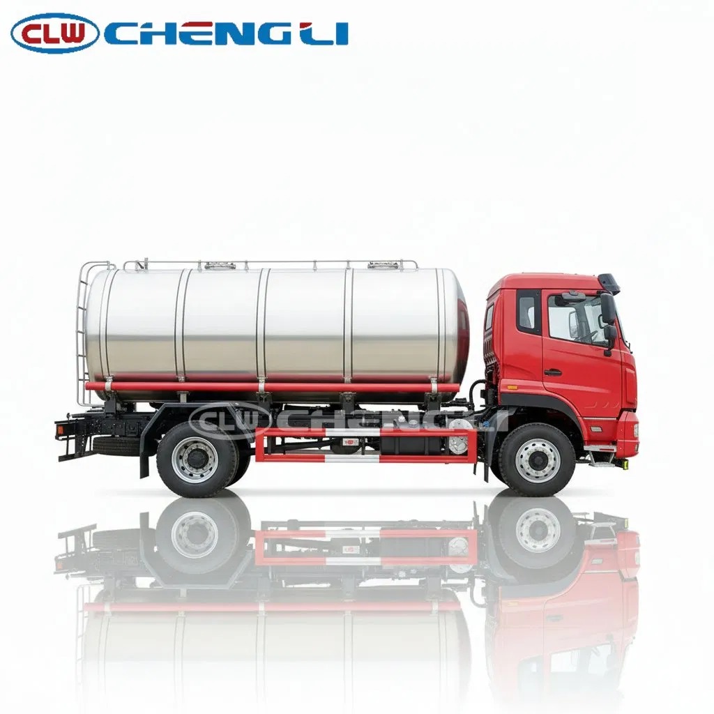 Camion-citerne à eau Chengli sur châssis Dongfeng